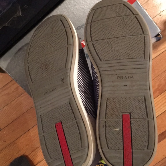 Mens prada sneakers size 9 - Picture 6 of 8